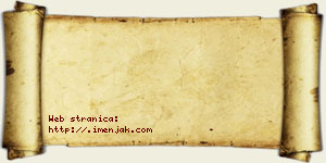 Biljana Tošović vizit kartica